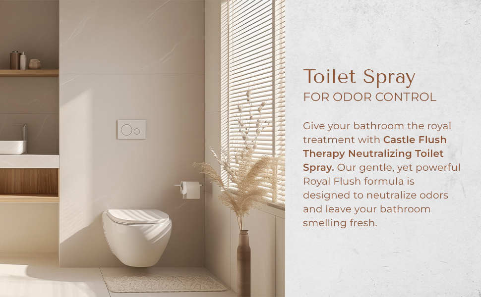 like a castle protects treasures our spray guards your home by spraying before you do your business