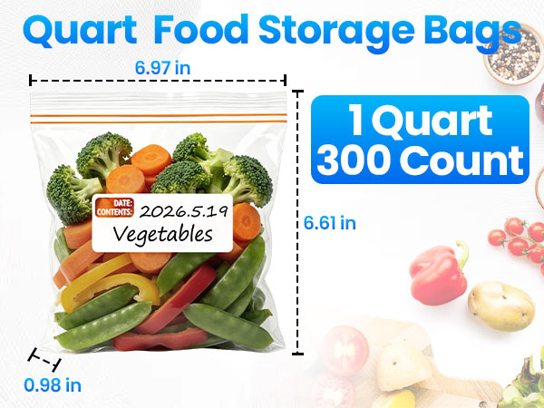 Quart Freezer Bags