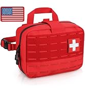 LIVANS Tactical Molle Medical Pouch - Upgraded Size, Large Capacity IFAK Pouch with Detachable Qu...