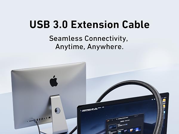 BENFEI USB 3.0 Extension Cable, Nylon Braided