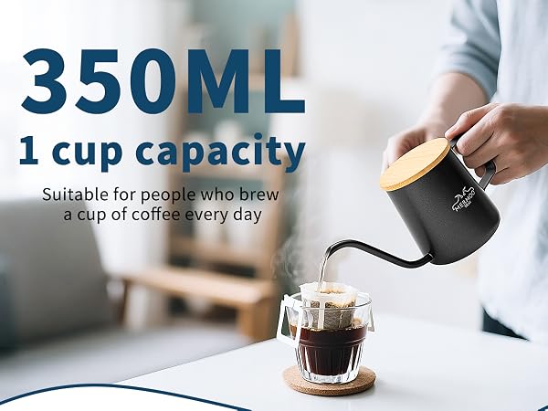 350ml mini kettle, suitable for 1cups of coffee