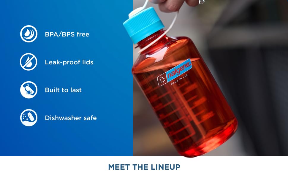 BPA Free, Leak-proof lids, built to last, dishwasher safe