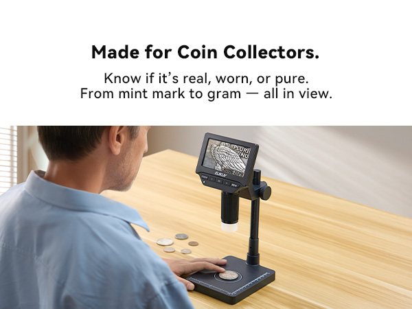 ELIKLIV digital microscope with screen