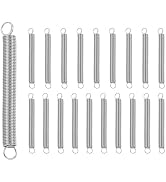 uxcell 20Pcs Extension Spring, Stainless Steel Small Springs with Dual Hook Mechanical Compressio...