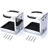 Marinebaby Stainless Steel Adjustable Folding Cup Drink Holders Marine/Boat/Caravan/car (Cup Hold...