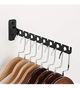 Alise Folding Clothes Hanger Rack, Stainless Steel Wall Mounted Drying Rack, Space Saving Laundry...