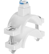 DOITOOL Plastic Water Filters Clamp with Drain Saddle Valve Easy Installation for Reverse Osmosis...