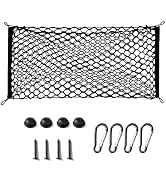 Ulifebetter Truck Bed Cargo Net, Cargo Storage Elastic Mesh Bag (51 * 18In) | Organizer Net Bag A...