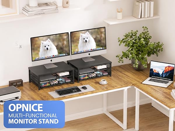 monitor stand for desk organizers and accessories computer stand riser office organization desktop