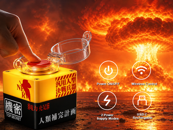 Wireless power button for pc