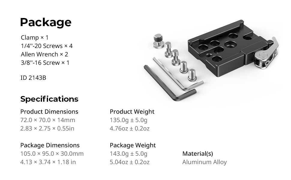 quick release clamp 2143