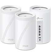 TP-Link Deco BE63 Tri-Band WiFi 7 BE10000 Whole Home Mesh System - 6-Stream 10 Gbps, 4x2.5G Ports...