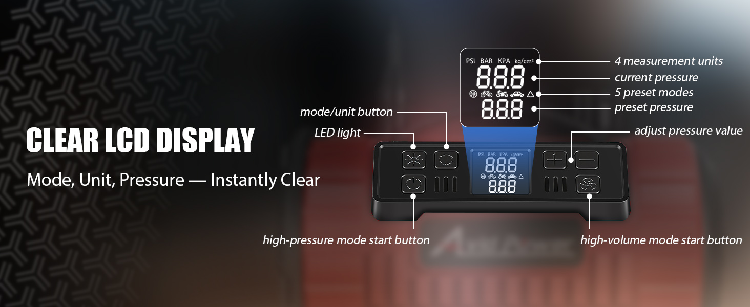 CLEAR LCD DISPLAY