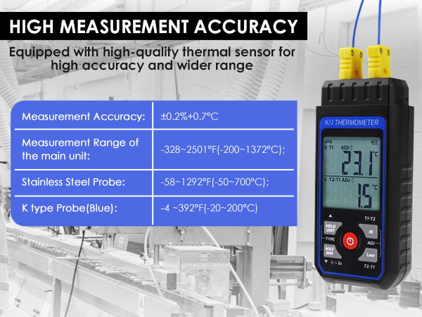 K Type Thermocouple Thermometer