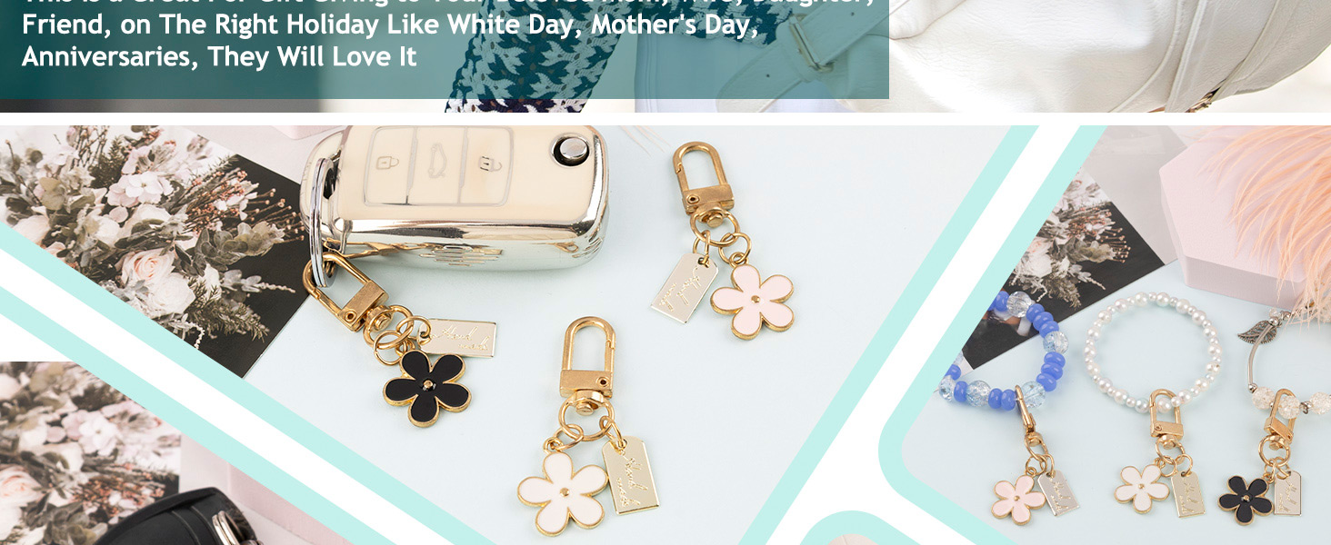 Enameled Keychain