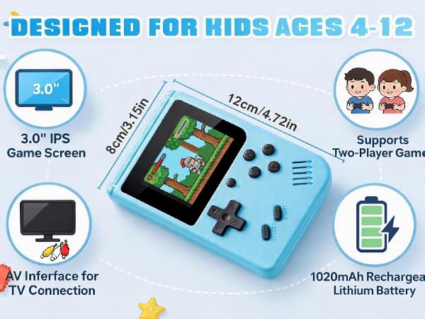 Retro Handheld Game Console