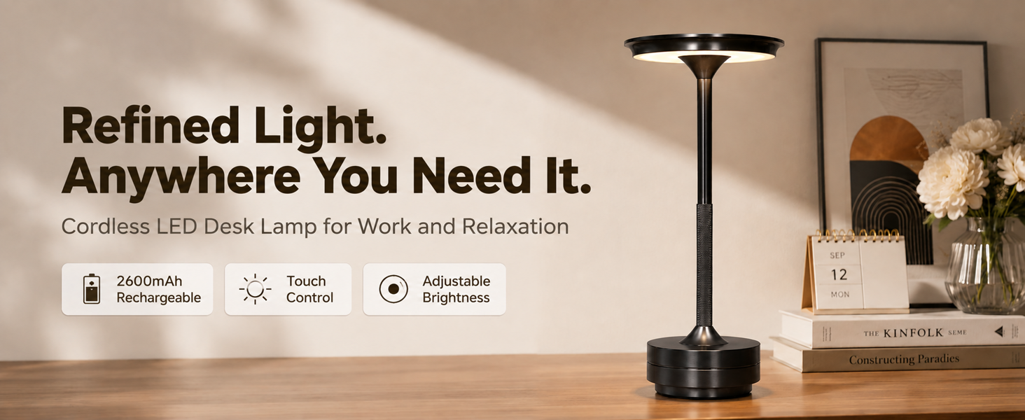 Mollislux Cordless LED Table Lamp