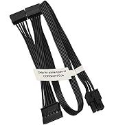 COMeap SATA Power Cable for Corsair PSUs, 6 Pin to 3X 15 Pin SATA Hard Drive Power Adapter Splitt...