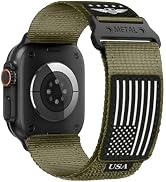 Rugged Nylon for Apple Watch Ultra 2/ Ultra 3 Band Series 11/10/9/8/7/6/5/4/3/SE iWatch Bands Men...