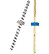 Cuticle Bit for Nail Drill 2Pcs: Carbide 3XF drill bits nail tech Remover Needle Bit Under Nail C...