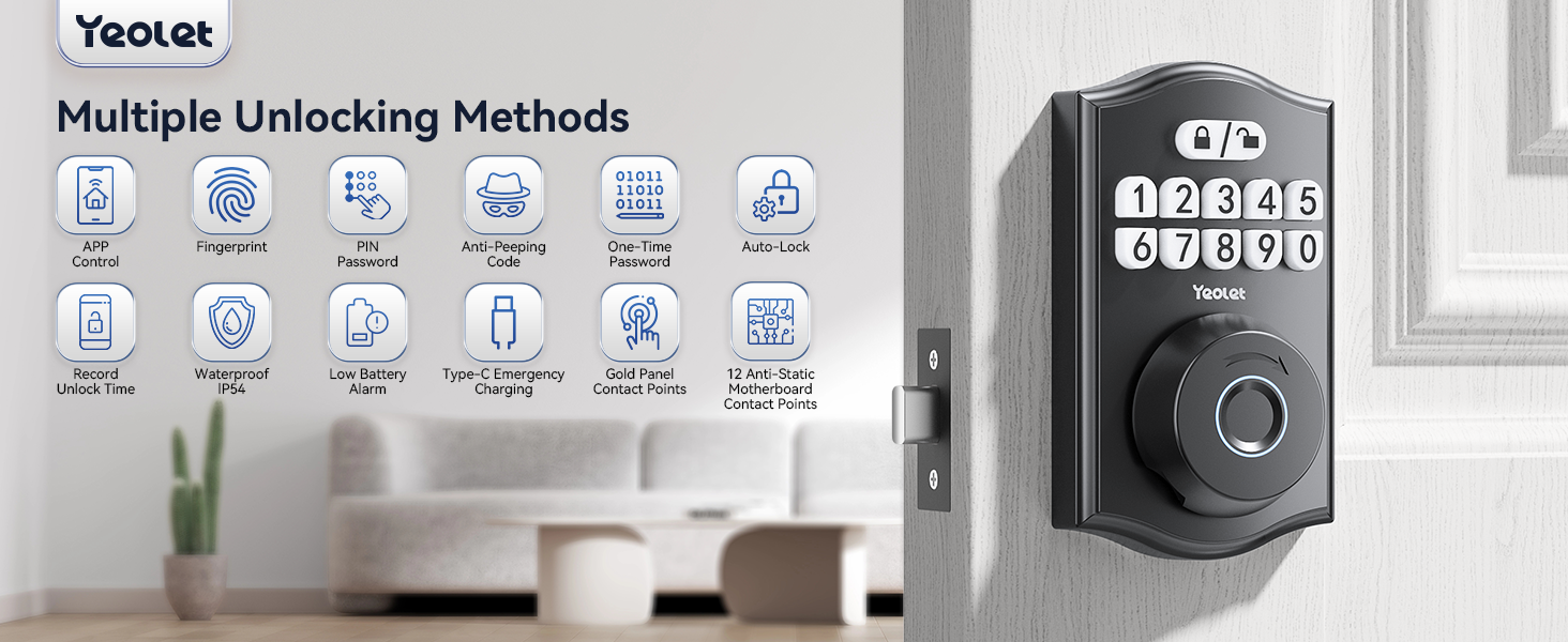Keyless Entry Door Lock