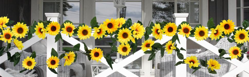 sunflower garland