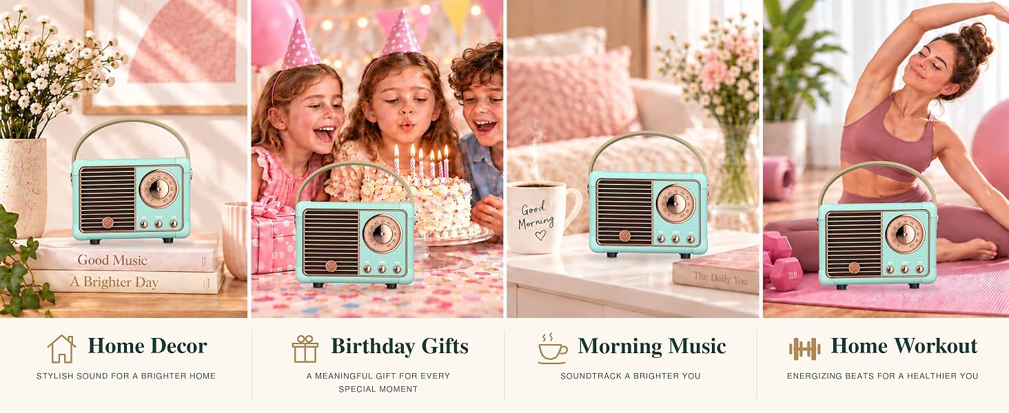 vintage decor speaker
