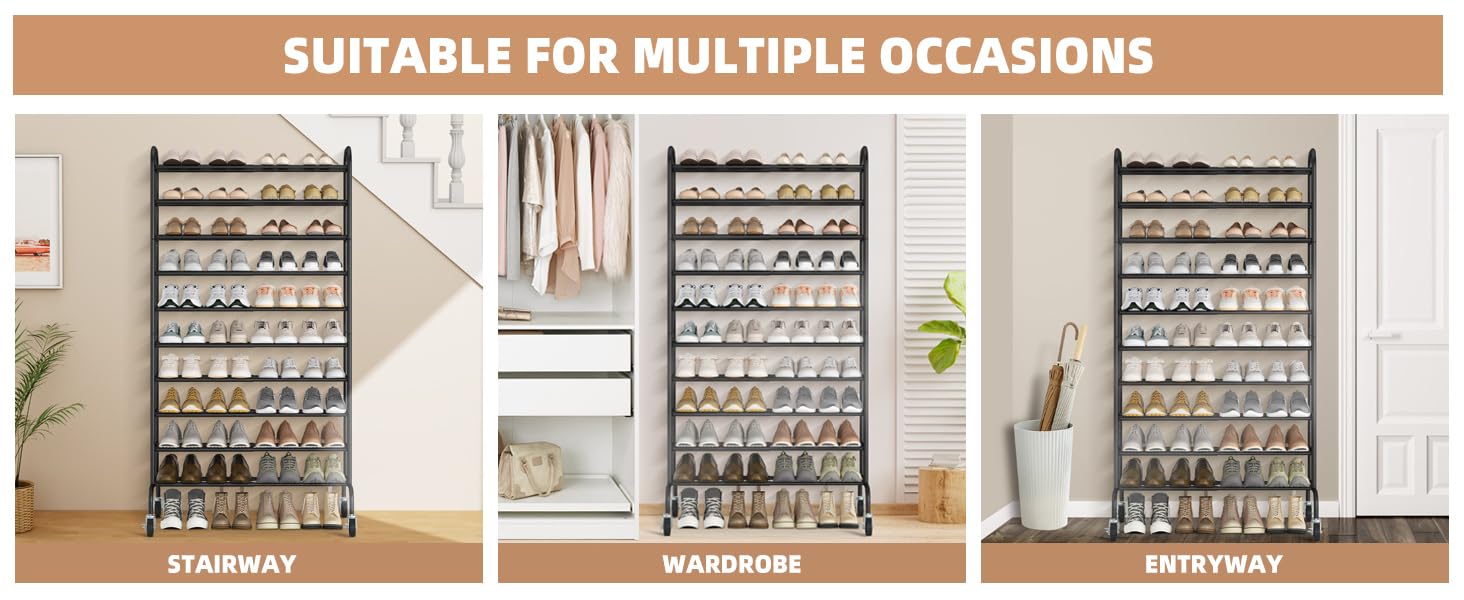 shoe rack for closet