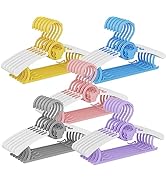 30 Pack Baby Hangers for Nursery Closet, Adjustable Non-slip Kids Baby Clothes Hangers Toddler In...