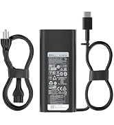 65W USB Type C Laptop Charger Fit for Dell Latitude Inspiron XPS Chromebook | 65W/45W PD Fast Cha...