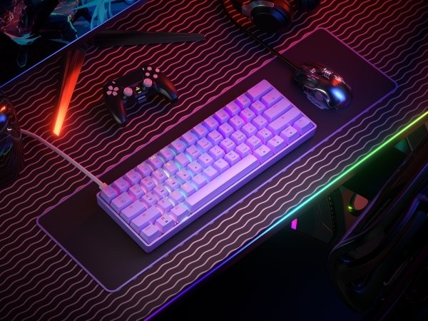 hk gaming gk61v3 v3 gk61 gaming optical keyboard mechanical hotswap fastest clavier tastatur teclado