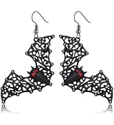 Halloween Earrings Skeleton Skull Boo Earrings for Women Spooky Ghost Pumpkin Drop Dangle Earring...
