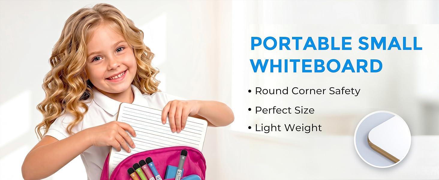 Dry Erase Lap Board 9 x 12 inches 2 Pack