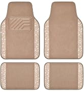 CAR PASS Bling Car Mats Shining Diamond Carpet Crystal Rhinestones Sparkly Glitter Floor Mats wit...