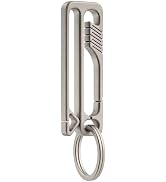 TPFEV Titanium Duty Belt Key Holder, Tactical Key Clip with Titanium Key Ring, Ultra-Light Quick ...