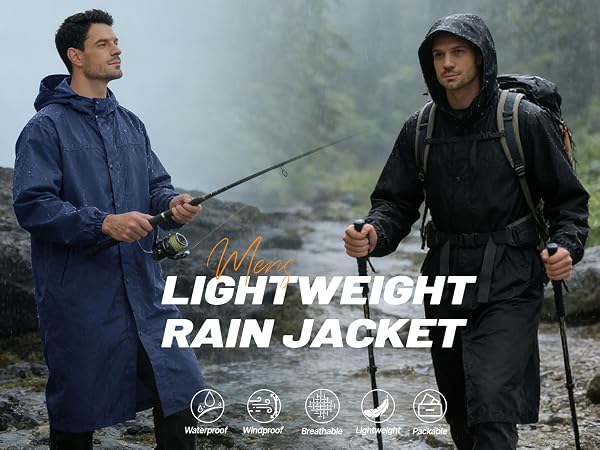 mens rain jacket