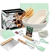 Dorkuova Bread Ovens for Bread Baking,Round Banneton Bread Proofing Basket 2 Set,9 Inch Round&10 ...