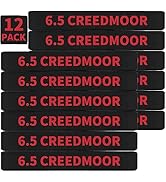 Miaozhun 12 Pack 6.5 Creedmoor Magazine Marking Bands 6.5 Creedmoor Magazine Ammo Caliber Identif...