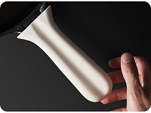 non-slip skillet handle cover silicone heat resistant cream oven safe secure grip ergonomic