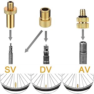 Bicycle valve conversion adapter