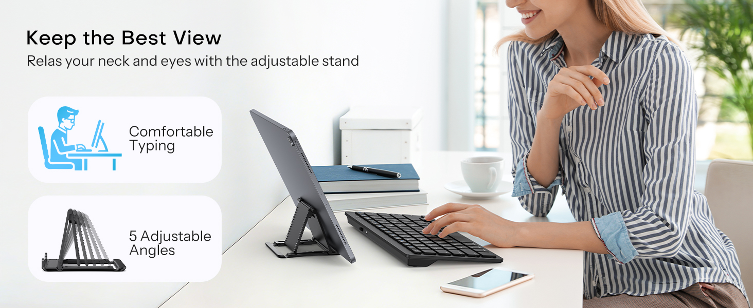 Portable Keyboard for iPhone iPad