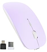 bluetooth wireless mouse purple