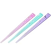 Skater Acrylic Chopstick Set, 3-Piece – Sanrio Characters Kuromi, My Melody & Cinnamoroll – Durab...