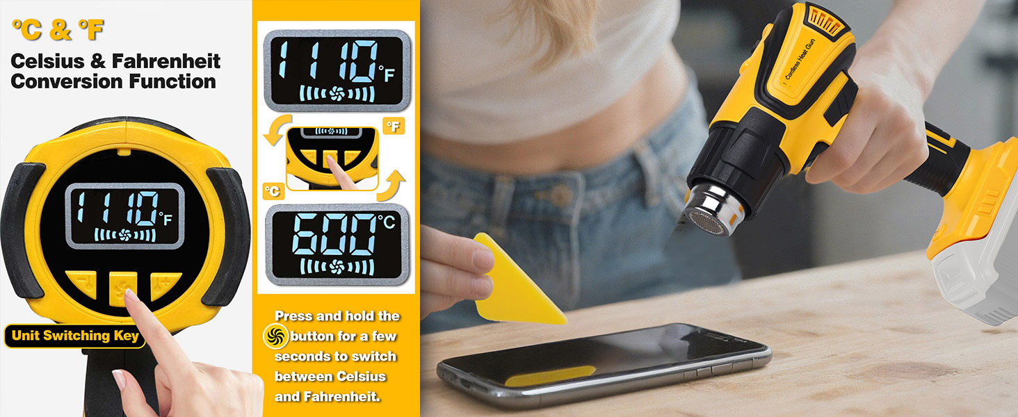 heat gun dewalt battery