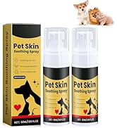 2Pcs Pet Skin Soothing Spray for Dogs,Pet Skin Treatment Spray for Dogs and Cats - Nature Soothin...