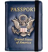 TOURSUIT RFID Passport and Vaccine Card Holder Combo, Travel Document Holder Case Cover, Leather ...