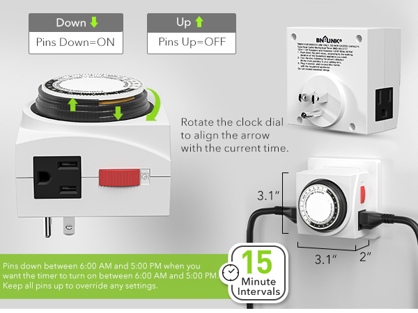 timers for electrical outlets indoor
