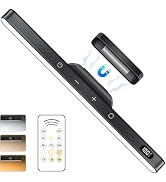 WILLED 3W Rechargeable Light Bar with Romote Control,3 Colors Adjustable Mirror Lights with 120 L...