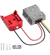 Kzreect DC 18V to 12V Step-Down Converter Compatible with Milwaukee 18V Battery, Over-Discharge P...