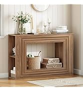 HOOBRO Farmhouse Console Table, 43.3 Inches Entryway Table, Sofa Table, Behind Couch Table with S...